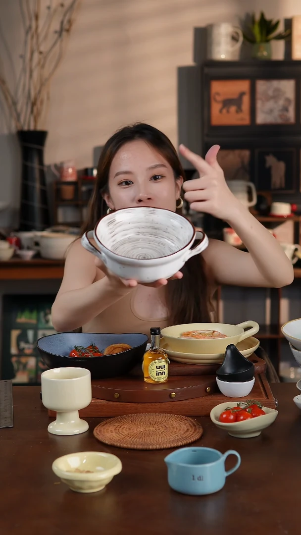 陶瓷北欧风流星雨系列双耳泡面碗  微瑕 凑满20发货