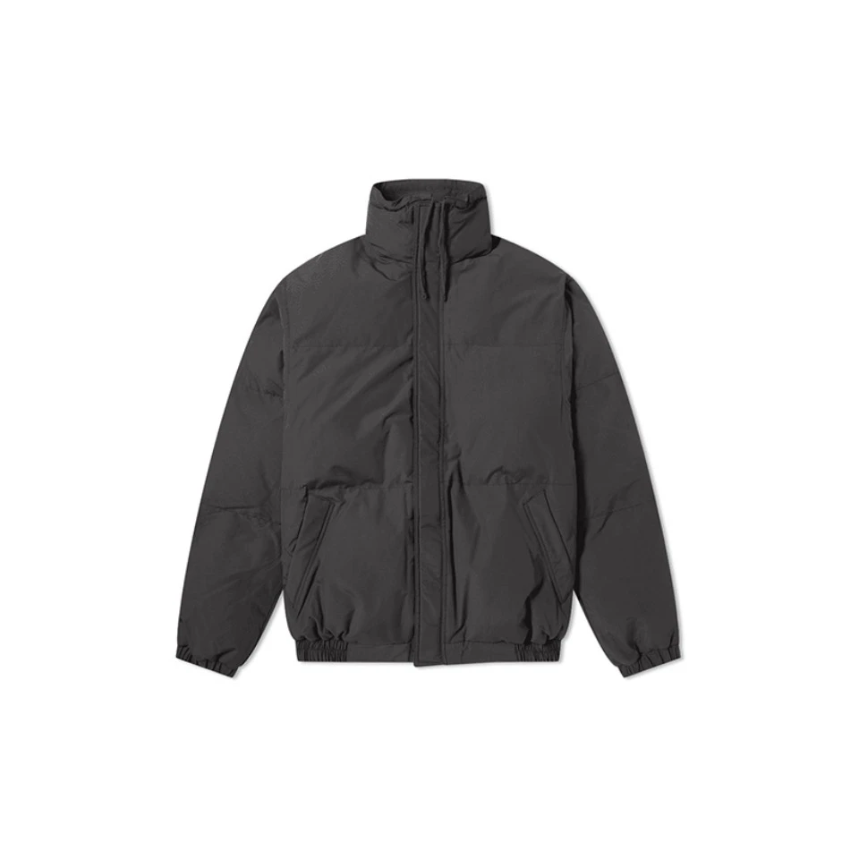 【SS20/第6季】短款纯色拉链立领保暖加厚抽绳面包服棉服