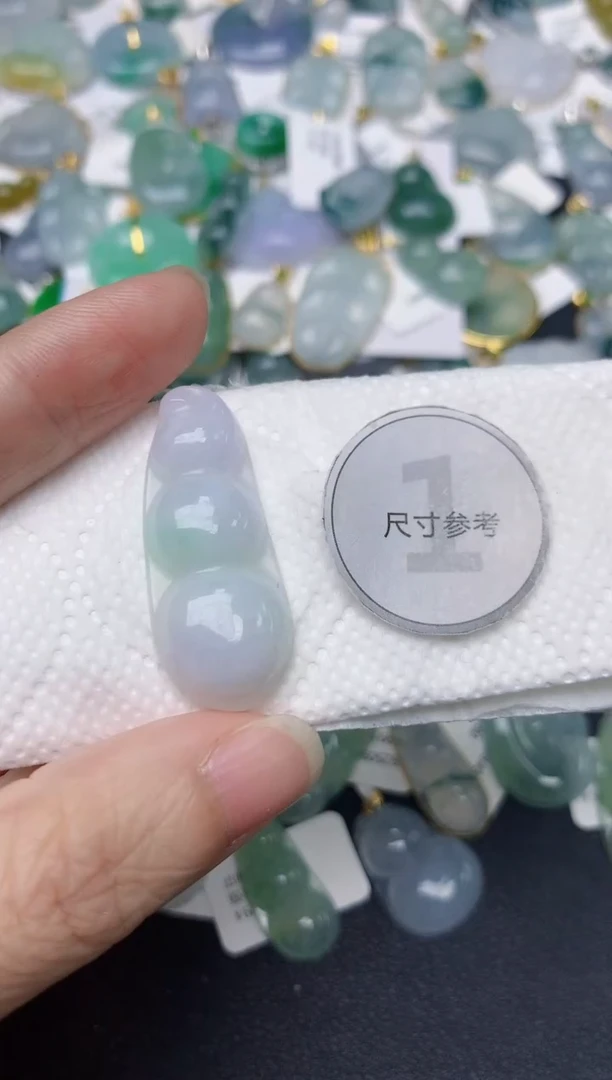 颈饰未镶嵌翡翠天然缅甸A货翡翠
