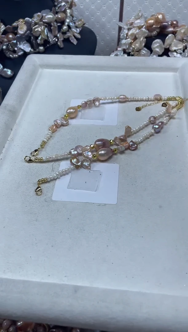 淡水珍珠手链未镶嵌【纯恬珍珠】（多样性发货发一）