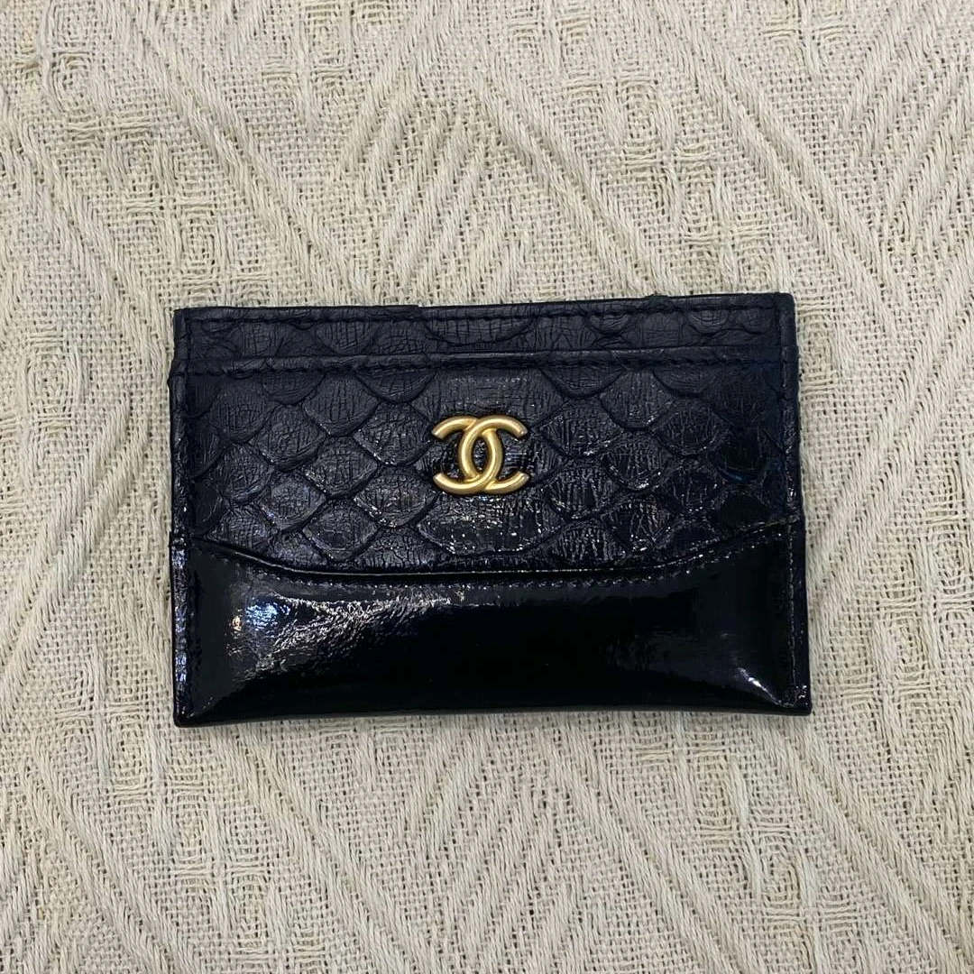 95新 Chanel/香奈儿 香奈儿classic黑色卡包25开 12991643女包