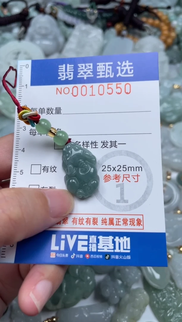 颈饰未镶嵌翡翠10550