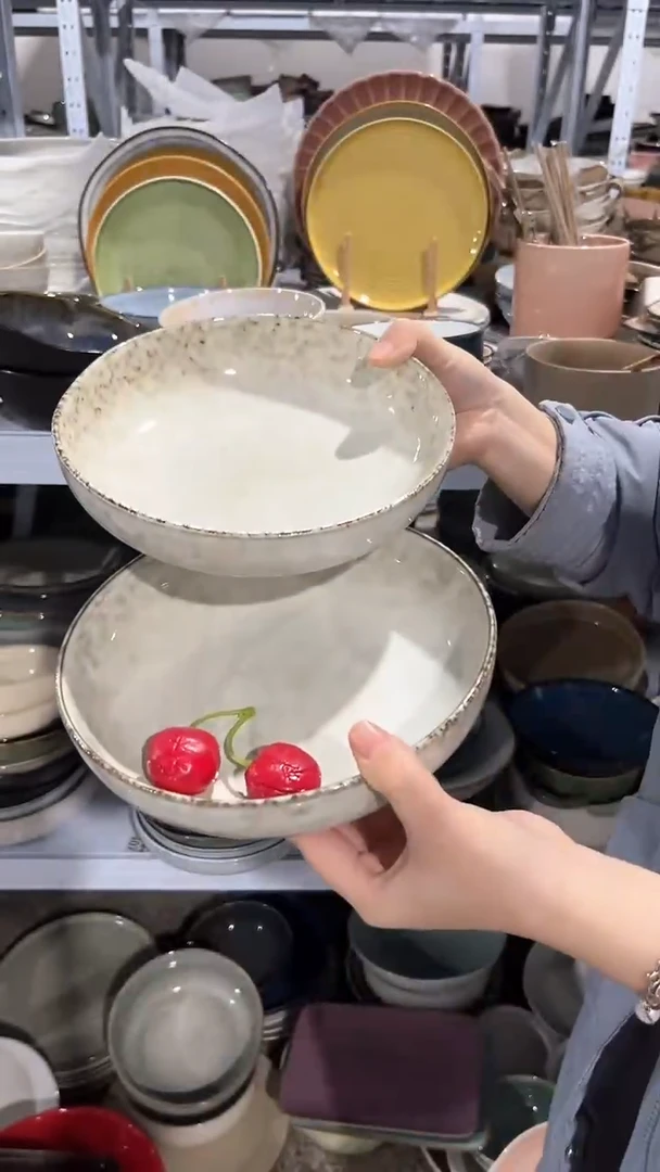 【闪购商品】瓷片外贸尾货瑕疵满20包邮X2 K5B深盘