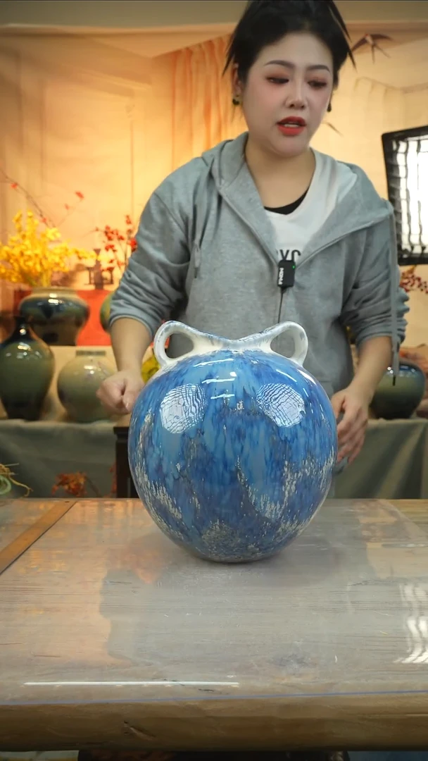 高28口9高温陶瓷花瓶