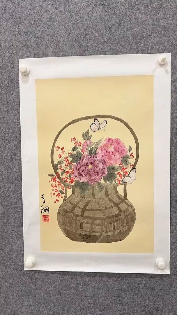 国画李纲-2.7平尺-国画作品