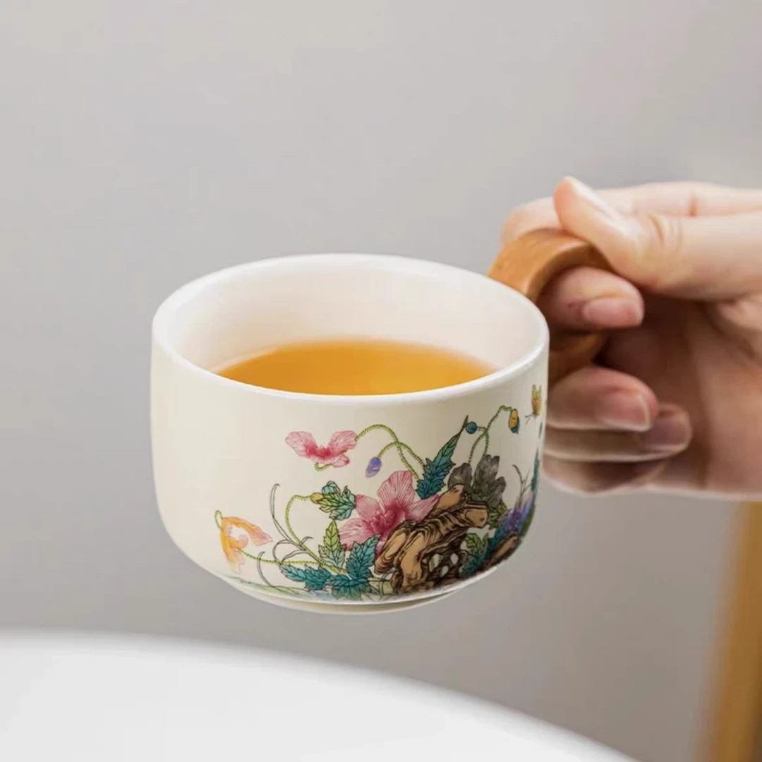 【现货】虞美人咖啡杯-乐水缘F213