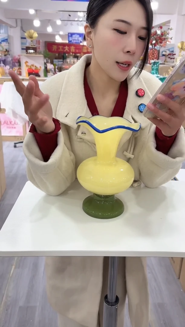 【闪购商品】琉璃瑞鸿花器早A-7