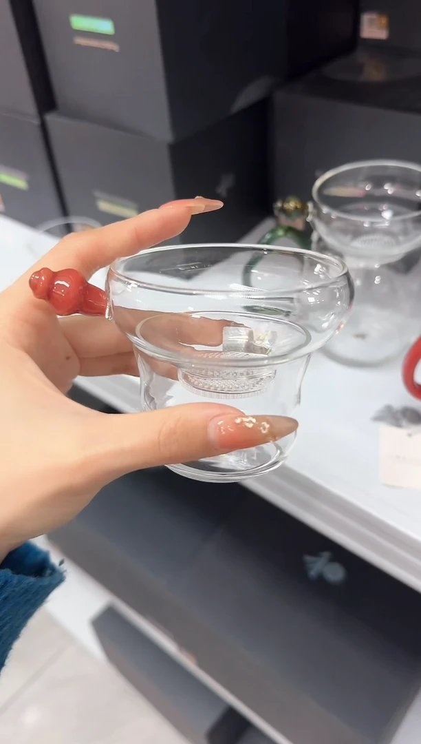 【闪购商品】@@禾器奉珠激光一体茶漏汝红