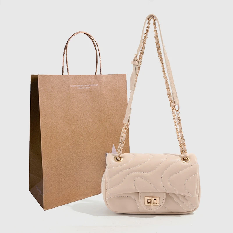 VIPOL新款包包女单肩斜挎包炼条小包小众设计今年流行百搭通勤包