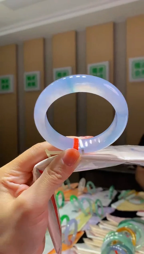 未镶嵌手镯翡翠-C41 圈口53.7 全款16万 定金2万