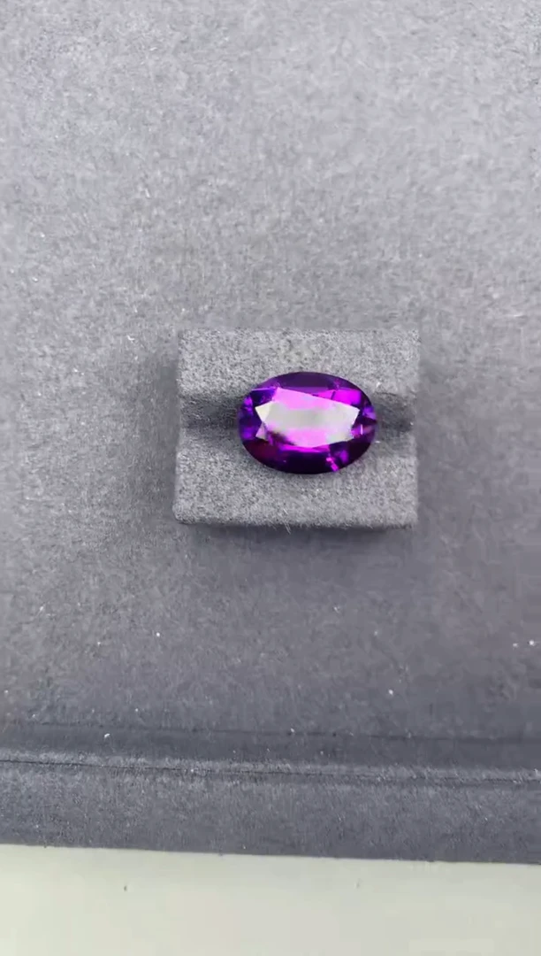 未镶嵌珠宝半成品紫晶9ct紫水晶 GF