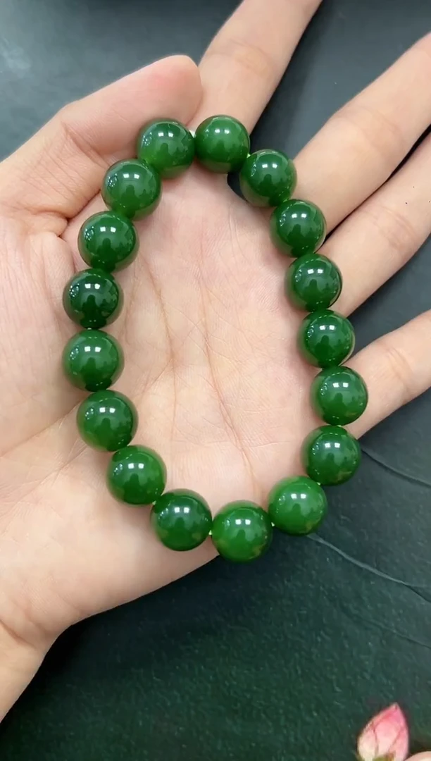 未镶嵌手串和田玉隔**雨手串