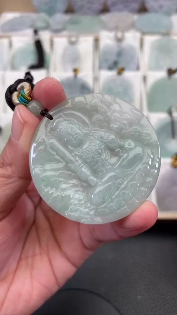 颈饰未镶嵌翡翠天然缅甸翡翠A货460