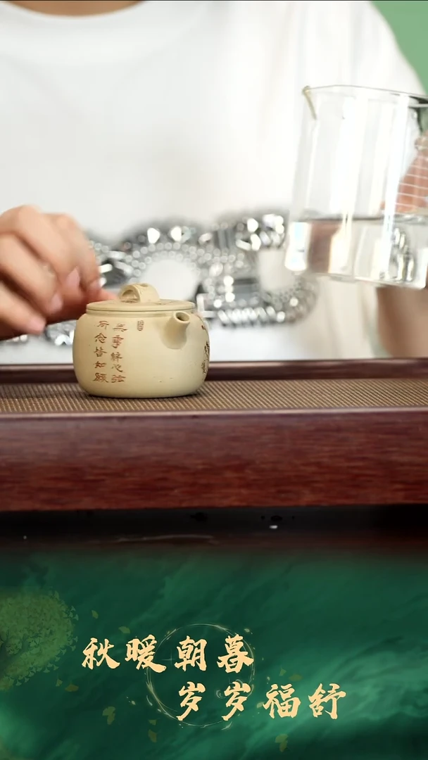 茶壶紫砂51号白玉段