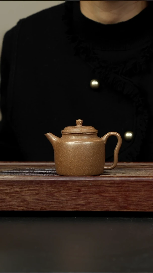 茶壶紫砂芝麻绿 汲直 180cc左右