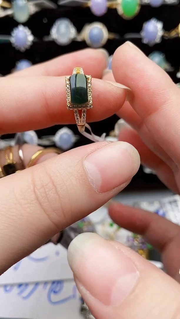 颈饰银S925镶嵌翡翠1734