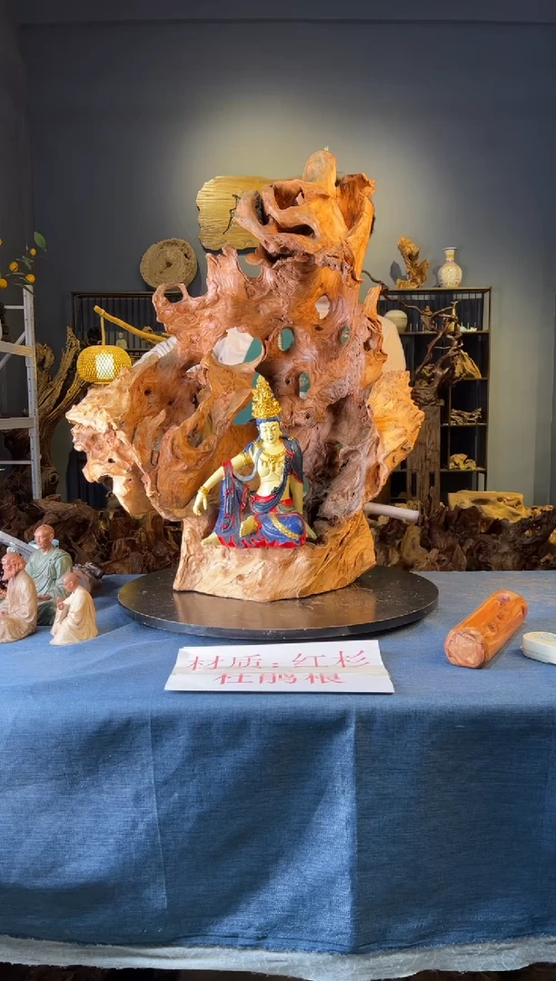 木卢师傅根艺作品（不包含人物摆件）