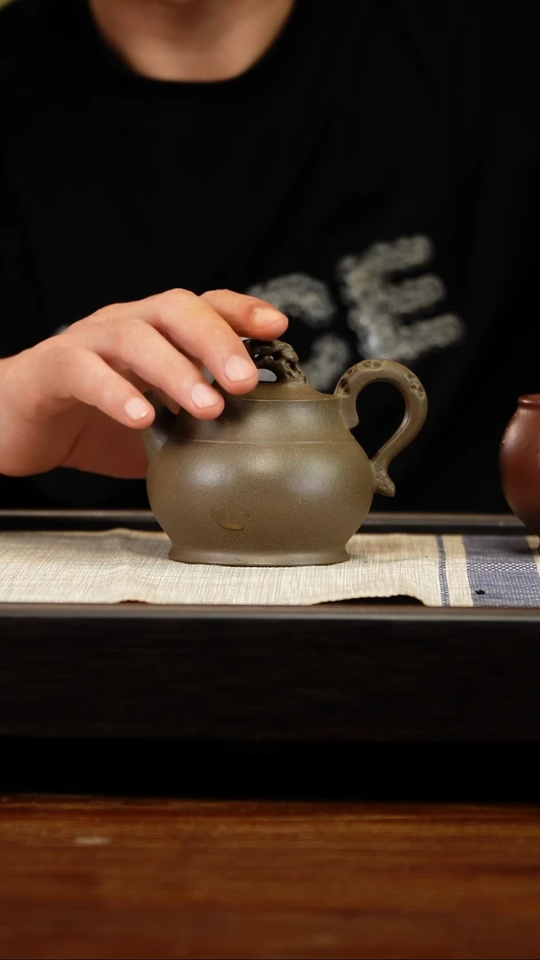 茶壶紫砂旮*蟹壳青寻香255