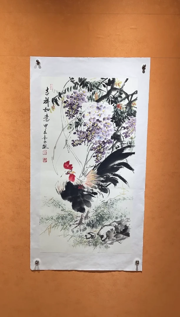 国画刘金玉老师亲笔手绘