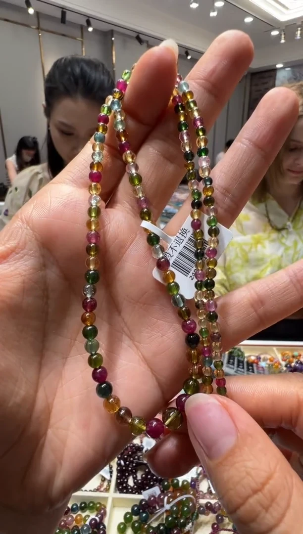 未镶嵌颈饰碧玺可塘彩宝之都3-6mm