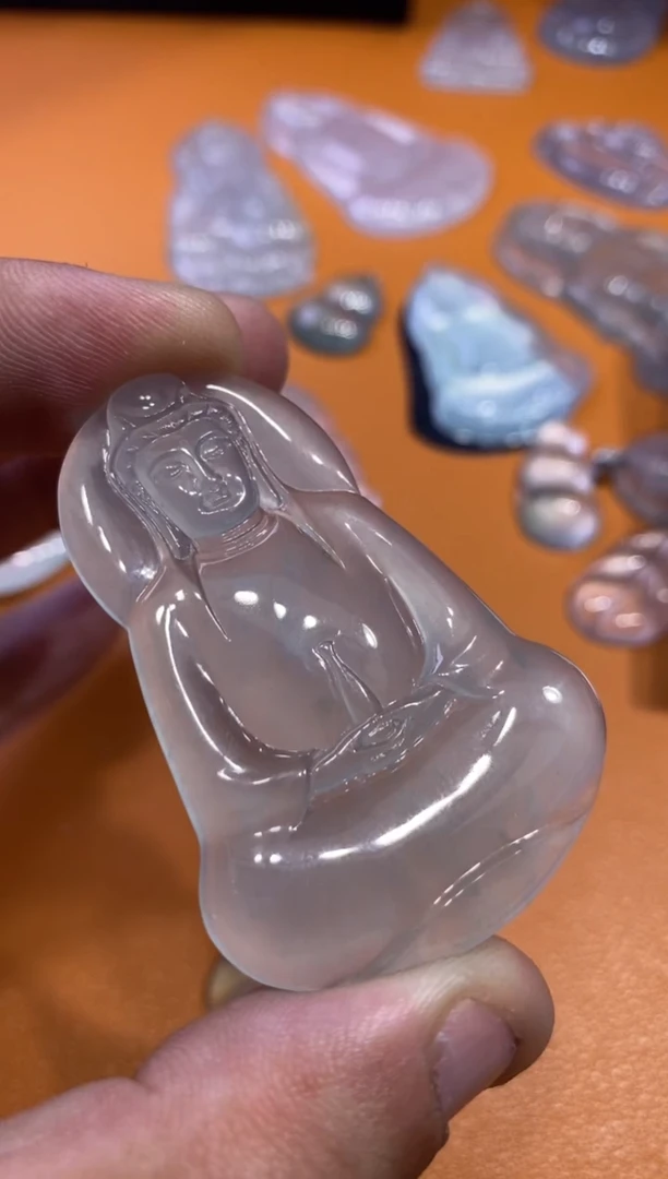 【闪购商品】翡翠吊坠(不含链)未镶嵌观音7200