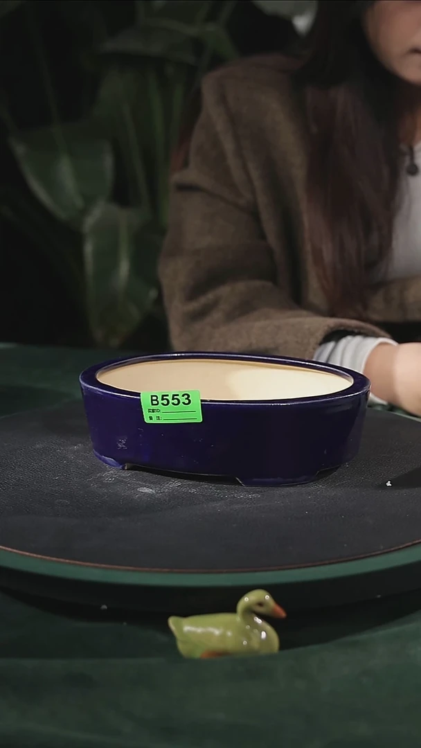 【石湾花盆】8寸椭圆盆553