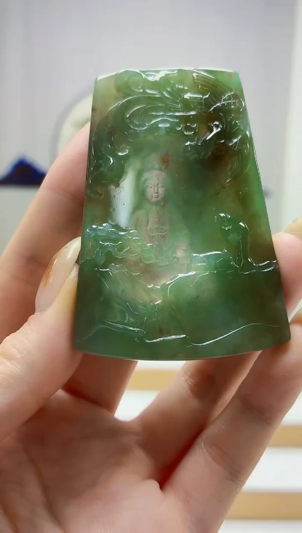 未镶嵌定制翡翠4917jw-毛货挂件67