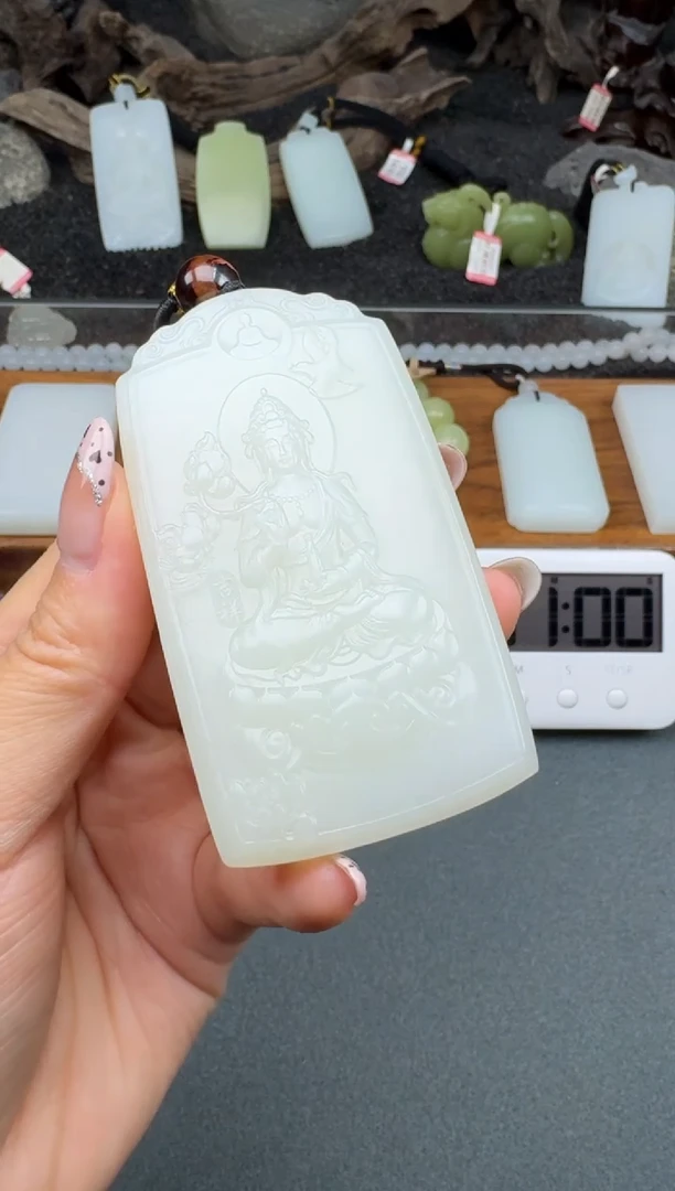 颈饰未镶嵌和田玉3