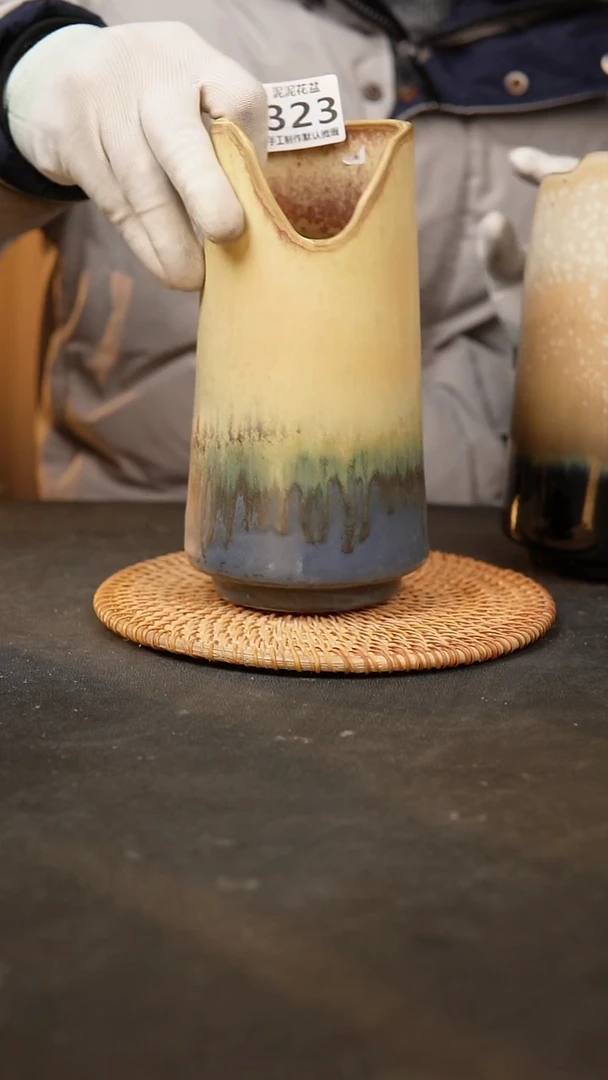 【闪购商品】瓷片景德镇陶瓷花盆