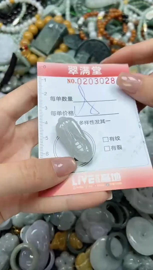 颈饰未镶嵌翡翠闪购0203028