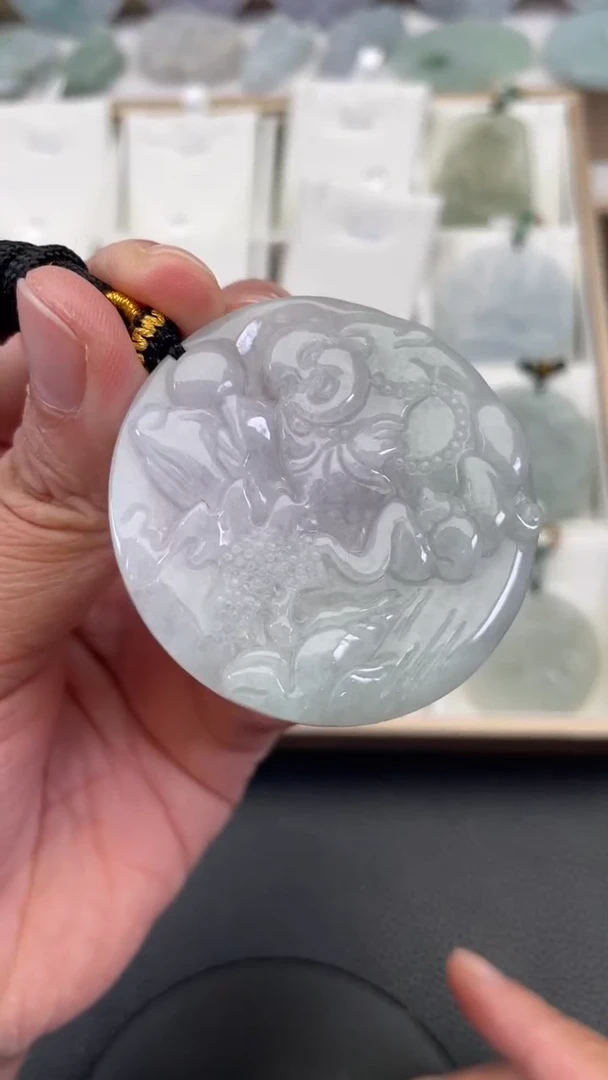 颈饰未镶嵌翡翠天然缅甸翡翠A货110