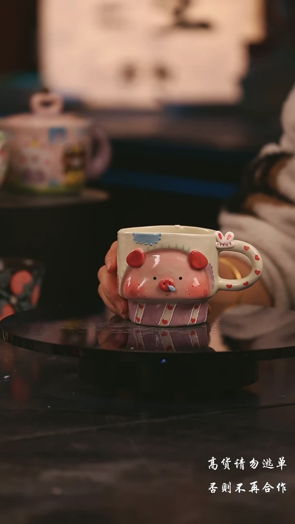 陶瓷景德镇可爱设计师款陶瓷