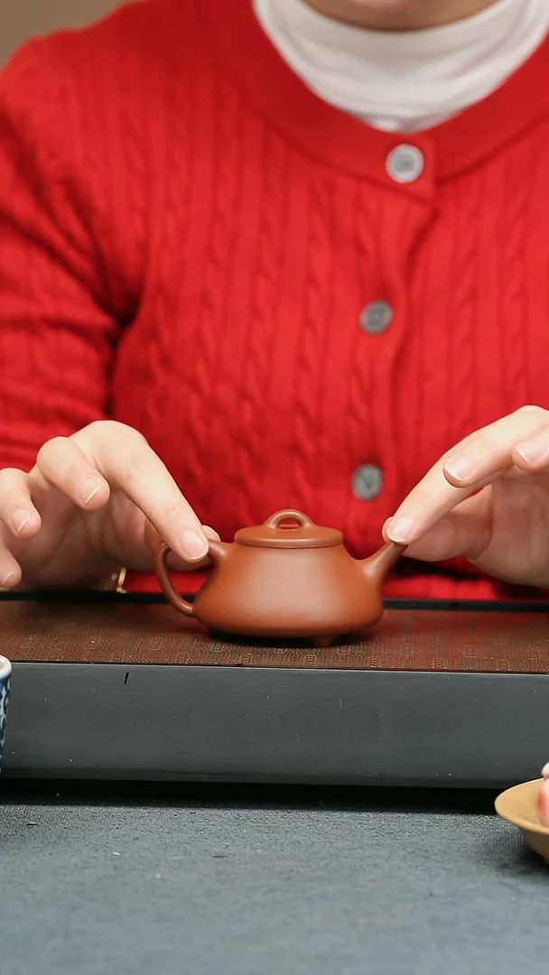 【闪购商品】紫砂茶壶五堂 士恒石瓢