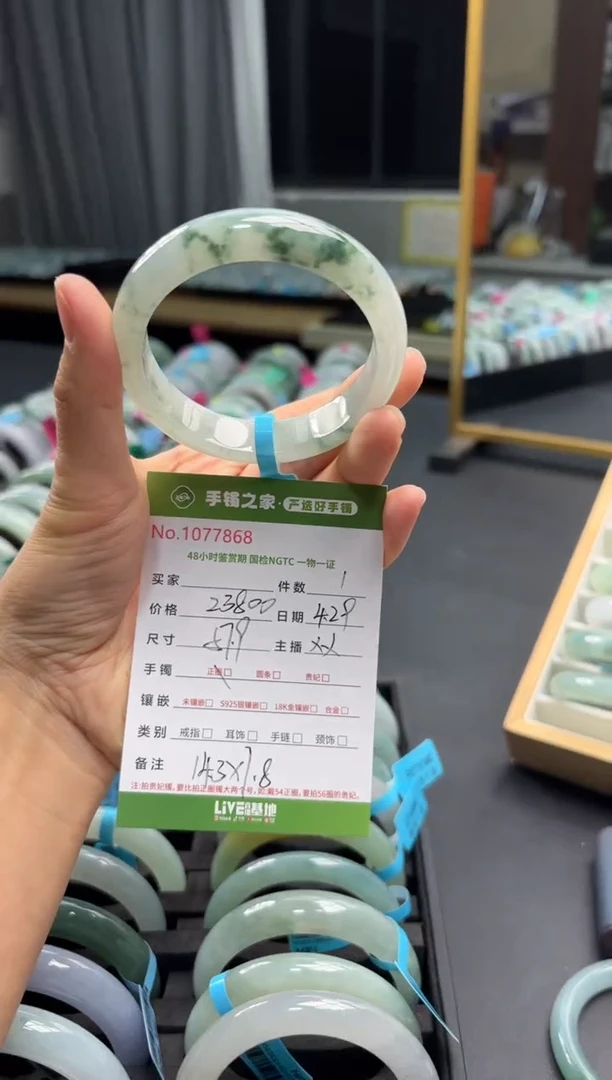 翡翠手镯未镶嵌多人