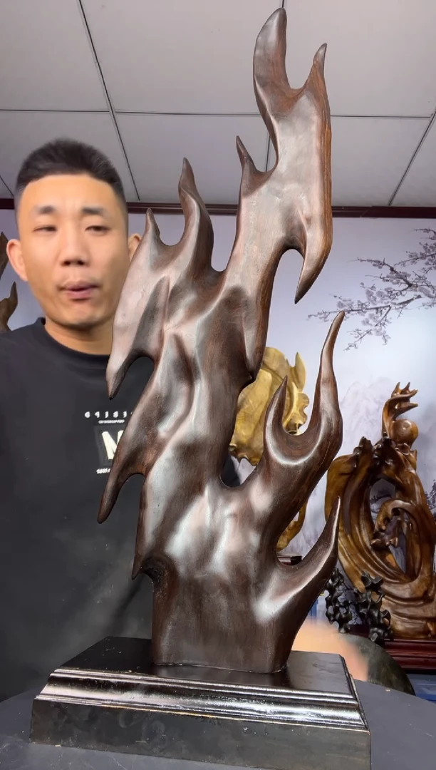 金丝楠木雕款山**业金丝楠木工艺品摆件