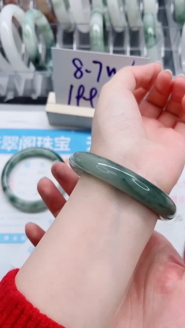 【闪购商品】石英质玉手镯未镶嵌A402-55.8