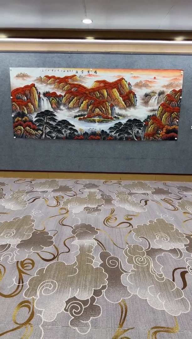 【闪购商品】绘画绘画Y-刘雪红-大丈二-山水画