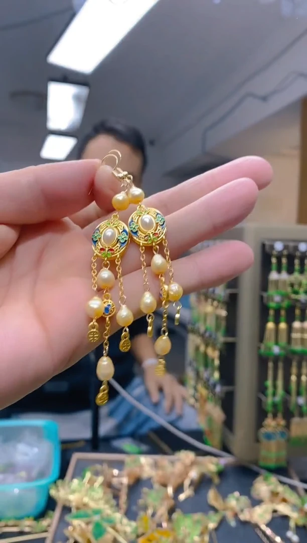 【闪购商品】淡水珍珠耳饰合金122珍珠饰品