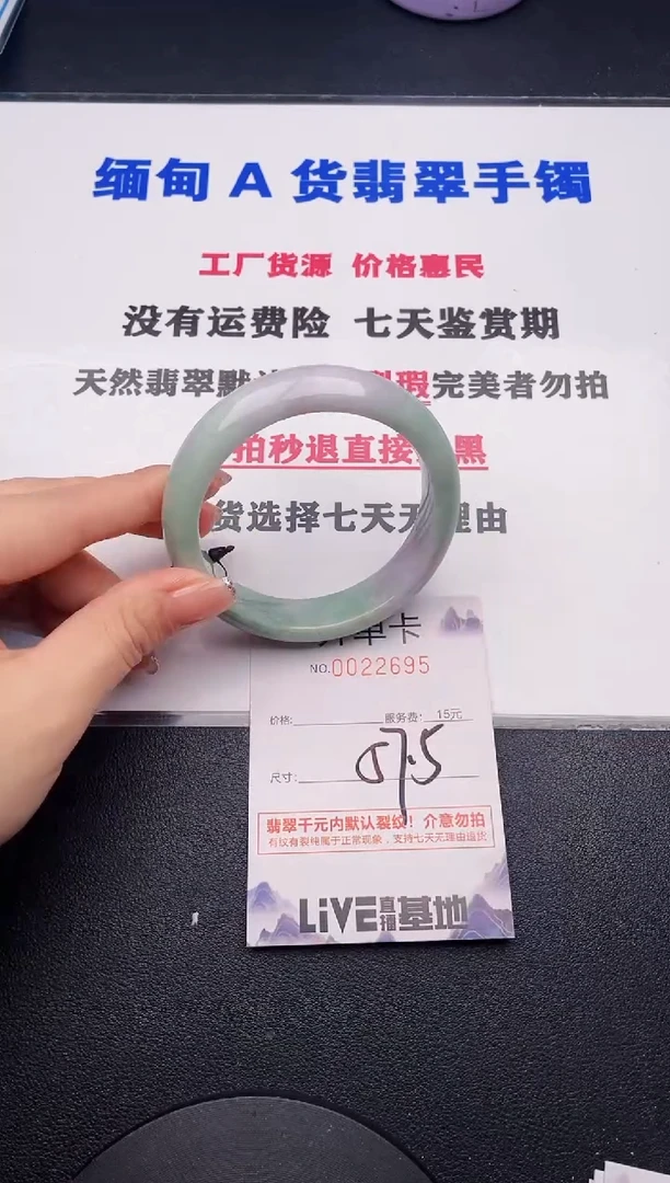 未镶嵌手镯翡翠95