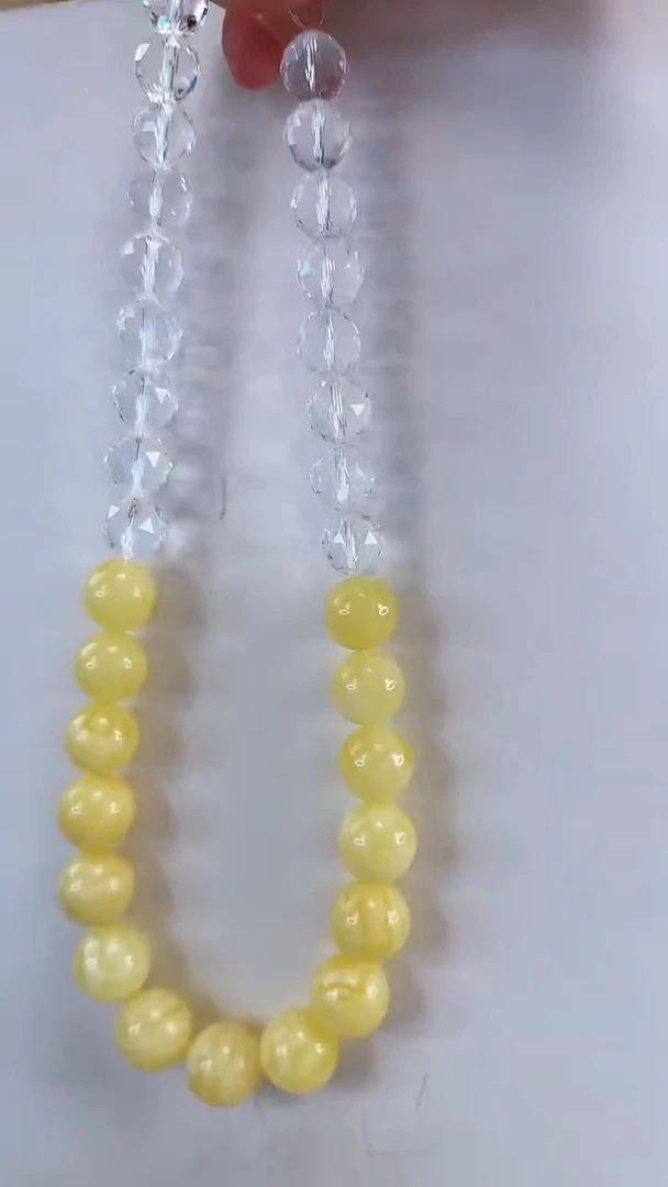 蜜蜡颈饰未镶嵌蜜蜡项链