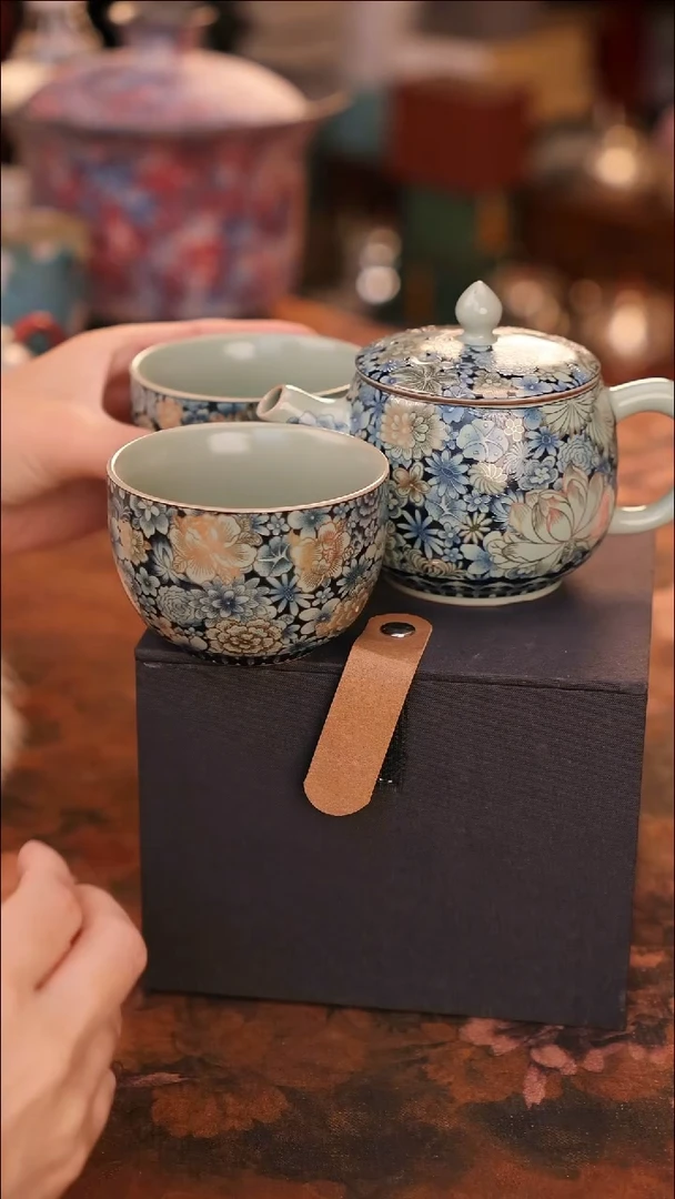 【闪购商品】陶瓷茶具（无礼盒无茶盘）@@A9613
