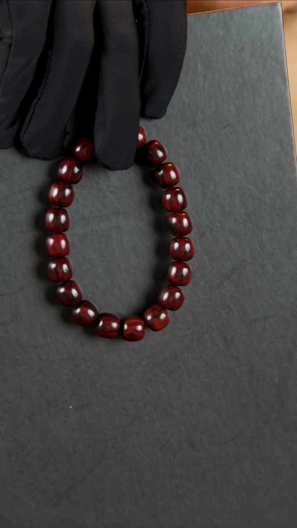 降真香手串/手链木***e 海南红降土埋玉化料1.0手串