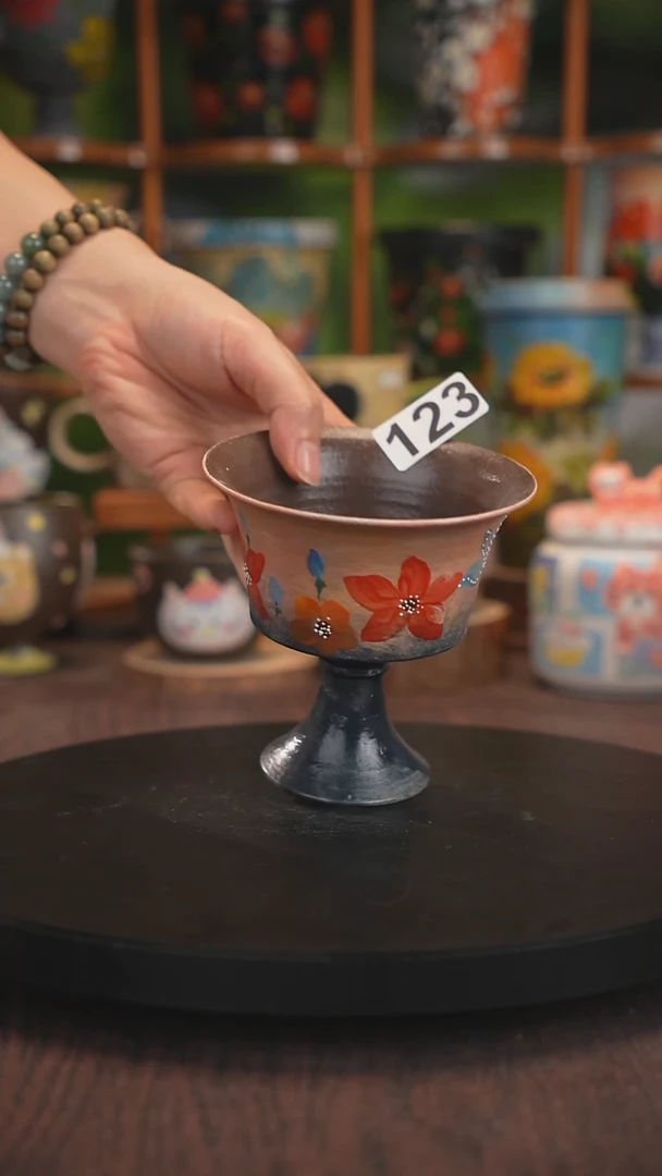 景德镇釉下彩手绘123