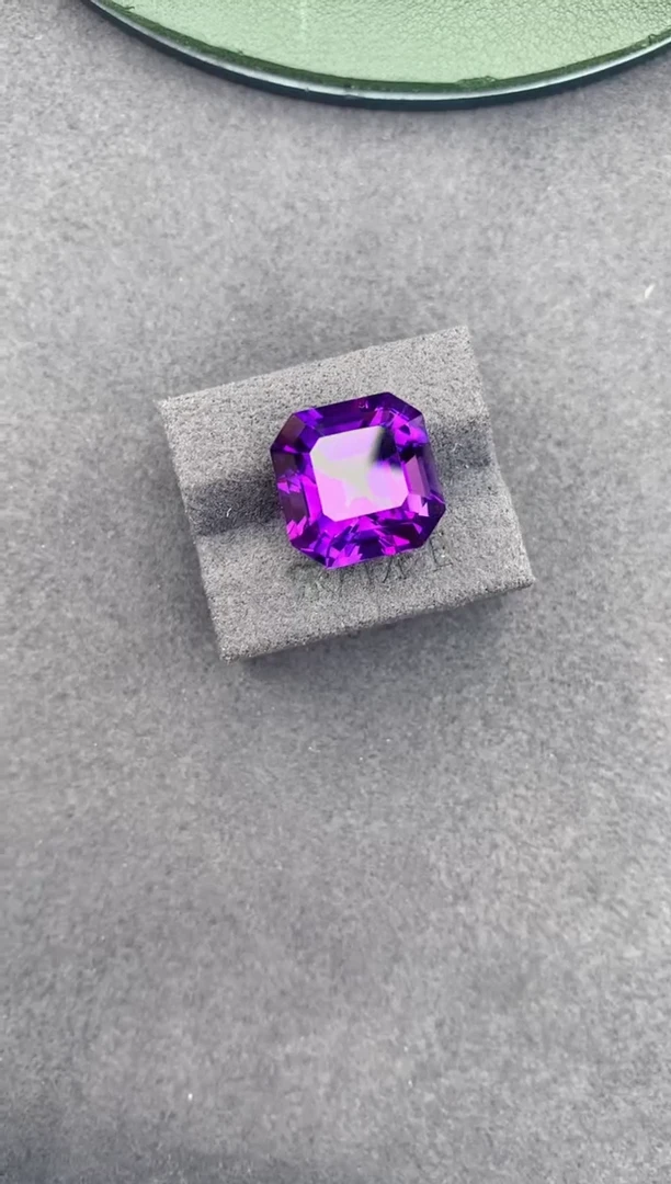 未镶嵌裸石定制水晶12ct 紫水晶 定制