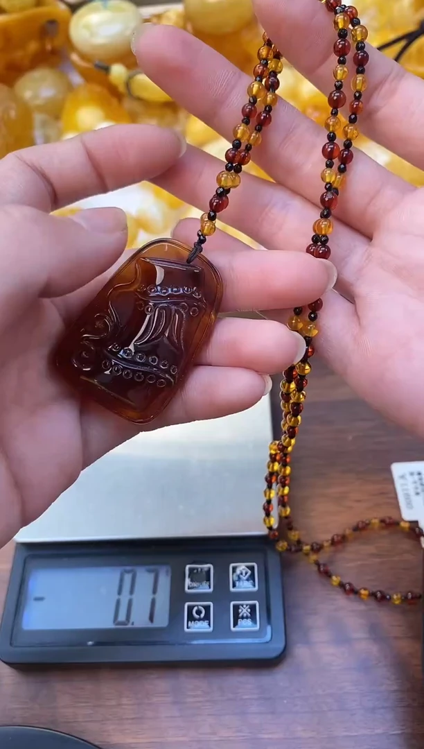 裸石琥珀未镶嵌天然琥珀蜜蜡
