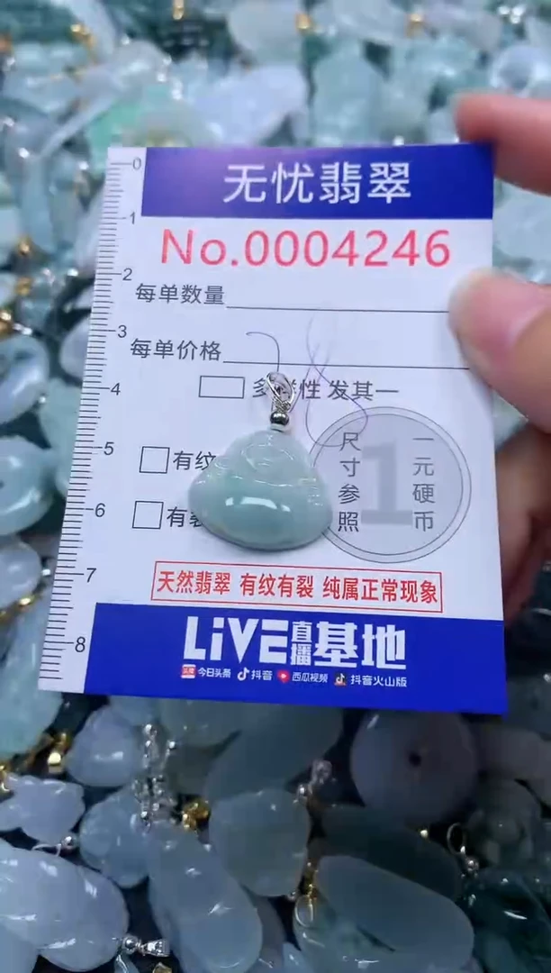 颈饰未镶嵌翡翠4246