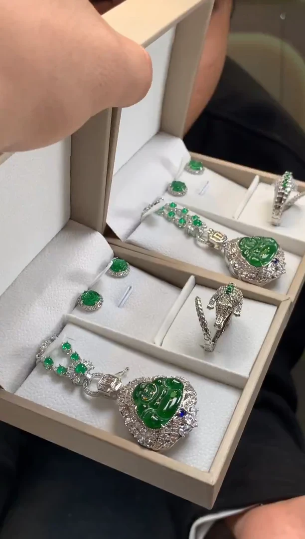 颈饰未镶嵌翡翠多样性发货（只发一套）*N40