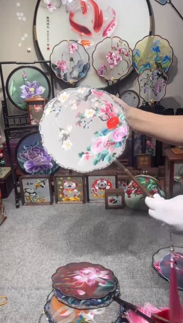 织绣纯手工苏绣双面绣
