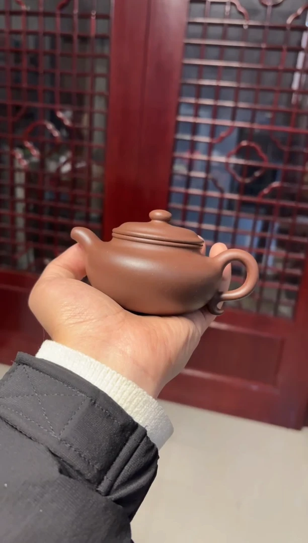 【闪购商品】紫砂茶壶老紫泥仿古170毫升