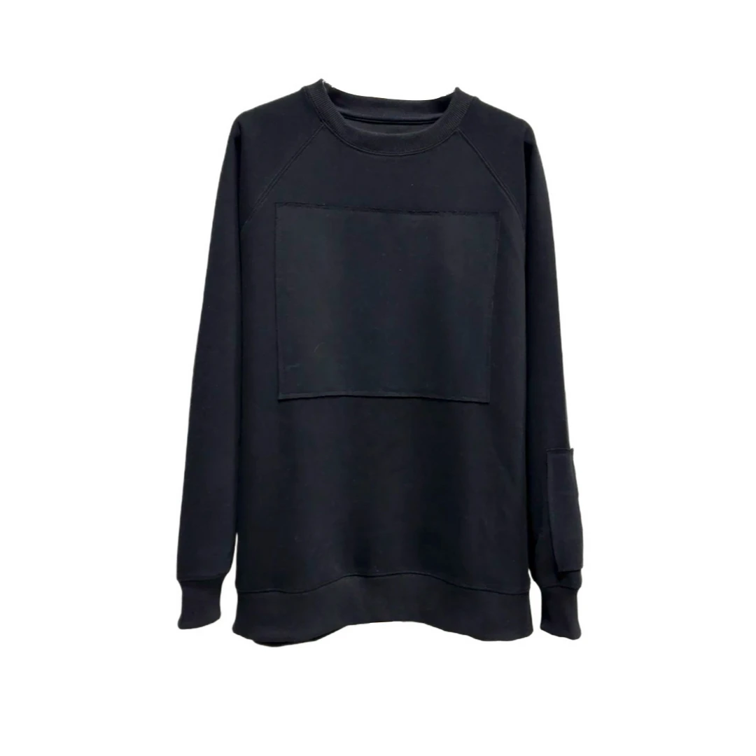 百搭时尚圆领街头宽松休闲卫衣3359